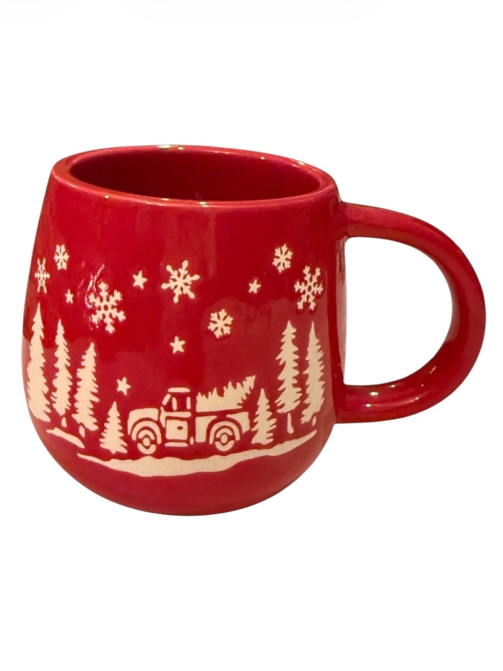 Coffee Mug Holiday Winter Scene Vintage Inspired tea cocoa mug Coffee Cup ⭐️